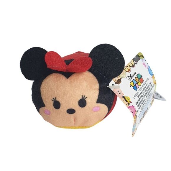Disney Minnie Mouse Tsum Tsum Plush 3" Stuffed Character With Tags Official Toy - Picture 1 of 9